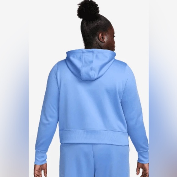 Nike Women’s Blue Training Therma Fit Pullover Hoodie Size 1X NWT Polar Blue - Picture 3 of 12